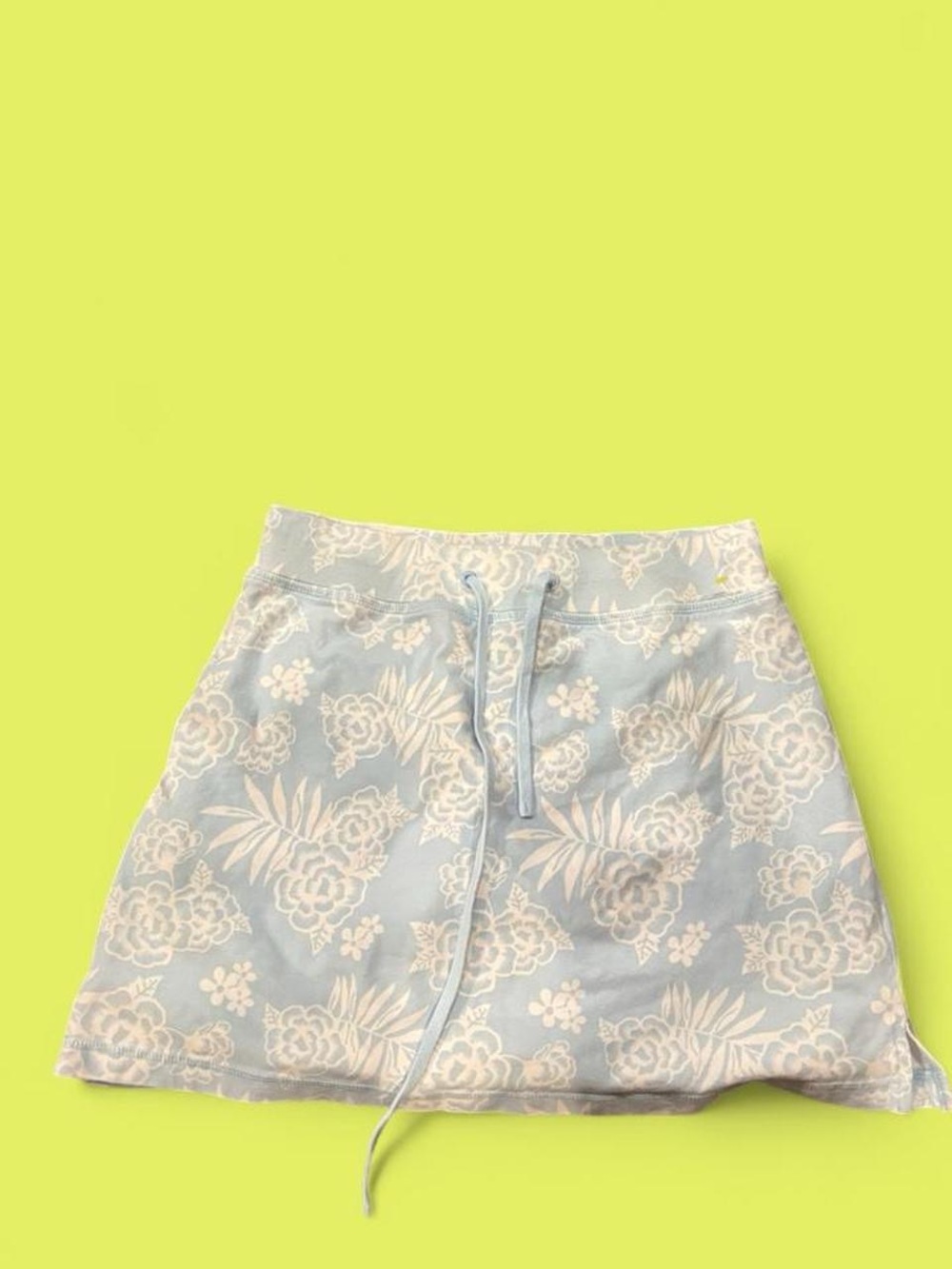 New York Laundry Light Blue Floral Stretch Skirt